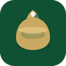 The Desi Diet logo — Gujarati thali bowl and leaf mark in forest green and gold